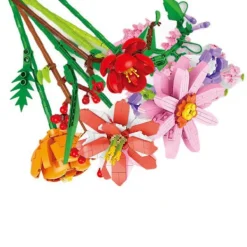 Dammsugare & Tillbehör-2025 Blombukett Byggklossar Jul Adventskalender 2024, Jul 24 Dagar prästkrage Överraskningslåda