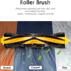 Heyone Dammsugare & Tillbehör-(3) Dammsugare Rullborste Huvudborste Reservdelar KOVOS Guldborste Tillbehör T5 T8 AIVI/MAX N8pro