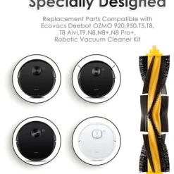 Heyone Dammsugare & Tillbehör-(3) Dammsugare Rullborste Huvudborste Reservdelar KOVOS Guldborste Tillbehör T5 T8 AIVI/MAX N8pro