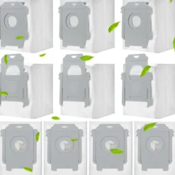 Dammsugare & Tillbehör-10 Dammsugarpåsar för iRobot Roomba i7, i7+, S9, S9+, i3, i3+, i4, i4+, i6, i6+, i8, i8+, J7, J7+, E5, E6, E7 - Kompatibel med iRobot Clean Base