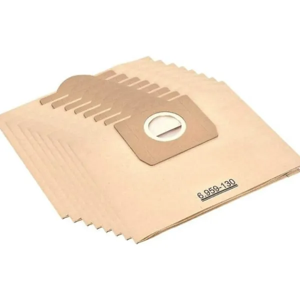 Dammsugare & Tillbehör-8 dammsugarpåsar för Karcher 6.959-130.0 filterpåsar av papper