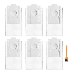 Dammsugare & Tillbehör-6 dammsugarpåsar för Samsung Jet Bot+ och AI+ dammsugarstationer + 1 rengöringsborste (som visas på bilden)
