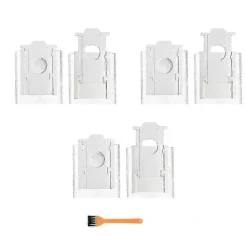 Dammsugare & Tillbehör-6 dammsugarpåsar för Samsung Jet Bot+ och AI+ dammsugarstationer + 1 rengöringsborste (som visas på bilden)