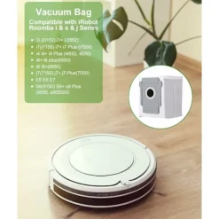 Dammsugare & Tillbehör-10 dammsugarpåsar till iRobot Roomba i7 i7+ i3 i3+ i4 i4+ i6 i6+ j7 j7+ i8 i8+S9 S9+ E5 E6 E7 Clean Base, ersättningsdammsugarpåse tillbehör till iRo | Fyndiq