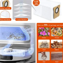 Dammsugare & Tillbehör-26 Delar Ersättningsset för Dammsugare, för Dreame L10 Ultra/ L10s Pro/ L10s Pro Gen 2/ L10 Prime