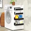 Tvättmaskiner-2 delar Magnetisk Förvaring Hylla Hushåll Multifunktionell Förvaring