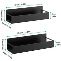 Tvättmaskiner-2 delar Magnetisk Förvaring Hylla Hushåll Multifunktionell Förvaring