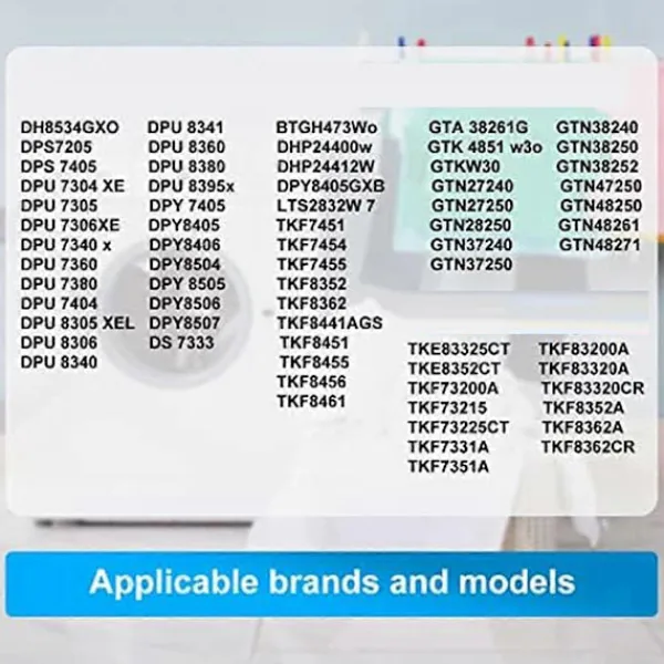 Torktumlare-8 Ersättningsfilter 2964840100 för Torktumlare med Värmepump, Svampfilter för ElektraBregenz (FMY)