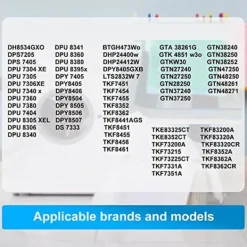 DAO Torktumlare-8 Ersättningsfilter 2964840100 för Torktumlare med Värmepump, Svampfilter för ElektraBregenz [DB]