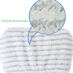 Ångtvättar-4 ersättningsmikrofiberdukar designade för ROWENTA Clean & Stea