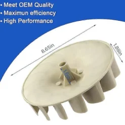 Torktumlare-694089 Fläkthjul för torktumlare, ersättningsfläkt för torktumlare kompatibel med de flesta torktumlare - Ersätter PS s202412121368