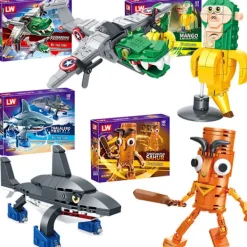 Dammsugare & Tillbehör-7260 Komplett set med fyra lådor - Brainrot Byggset - Samling med Byggfigurer{TL}