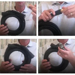 Högtryckstvättar-10 m förlängningsslang K-serie högtryckstvättslang M22-kontakt hona till hane