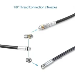 Högtryckstvättar-15 m högtrycksslang för Kärcher K2-K7/HD/HDS, 180 bar 60°C [JUN]