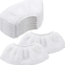 DAO Städmoppar-8 Mikrofiberdukar för Ångrengörare Handmunstycke För Sc1 Sc2 Sc3 db