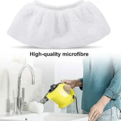 DAO Städmoppar-8 Mikrofiberdukar för Ångrengörare Handmunstycke För Sc1 Sc2 Sc3 db