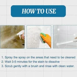 Rengöringsmedel-100 ml Kakelrengöring Långvarig Keramisk Kakelrengöringslösning Golvrengöring