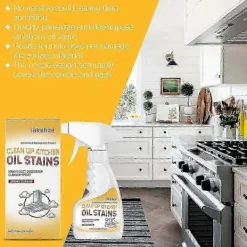 Rengöringsmedel-120 ml Kraftfull Köksavfettningsspray För Oljefläckar - Effektiv Rengöring För Spishällar, Köksfläktar Och Köksytor