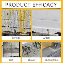 Rengöringsmedel-120 ml Kraftfull Köksavfettningsspray För Oljefläckar - Effektiv Rengöring För Spishällar, Köksfläktar Och Köksytor