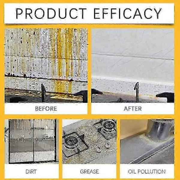 Rengöringsmedel-120 ml Kraftfull Köksavfettningsspray För Oljefläckar - Effektiv Rengöring För Spishällar, Köksfläktar Och Köksytor