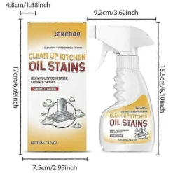 Rengöringsmedel-120 ml Kraftfull Köksavfettningsspray För Oljefläckar - Effektiv Rengöring För Spishällar, Köksfläktar Och Köksytor