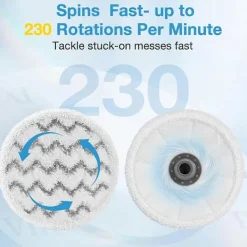 Städmoppar-10 ångmopp tvättbara rengöringspads