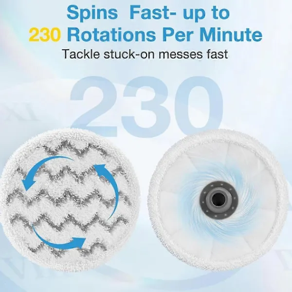 Städmoppar-10 ångmopp tvättbara rengöringspads