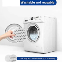 Städmoppar-10 ångmopp tvättbara rengöringspads