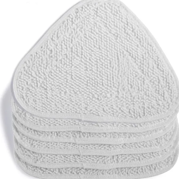 EDO MART Ångtvättar-6 ångtvättare ersättningslock Thermal spraymoppar, Power Pads Ersättningslock för familjepaket