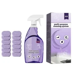 Rengöringsmedel-2025 Nya Rengöringstabletter i Koncentrat med Sprayflaska