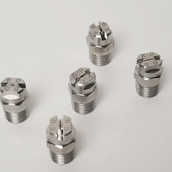 DAO Högtryckstvättar-1/4' Platt Fläktmunstycke 0-110 grader Vee Jet Vattenspraymunstycke HVV V Jet Kylmunstycke Industriellt Platt Fläktmunstycke db