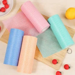 Rengöringsmedel-3 rullar Allrengörings engångstrasor - Återanvändbara våtservetter för kök