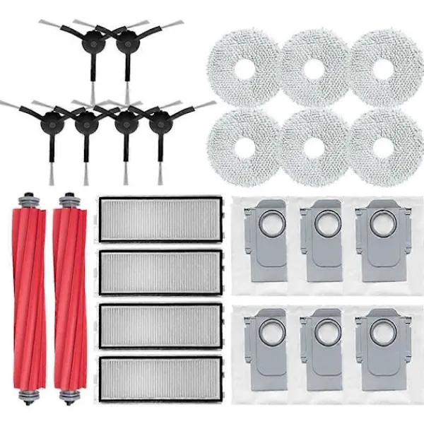 Dammsugare & Tillbehör-2025 Senaste Modell För Qrevo S, Qrevo Pro, Qrevo MaxV Robotdammsugare Huvudsidoborste Hepa Filter Moppduk Dammpåsar