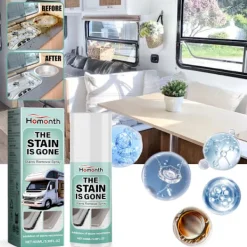 AcserGery Rengöringsmedel-2025 Senaste Modell Husbilsdekontamineringsspray, Dekontaminering Uppljusande Bilinteriör Smutsrengöring Multifunktionell Rengöring