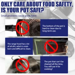 AcserGery Rengöringsmedel-2025 Senaste Modell Jue-Fish Rengöringskräm i Rostfritt Stål, Köksdekontamineringsmedel för Grytrost, Grytbotten, Spishäll Rengöring av Svarta Beläggningar | Fyndiq