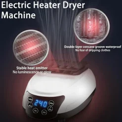 Torktumlare-1 Set Elektrisk Klädtork Med Timer Tyst Ljudlös Fjärrkontroll Portabel Elektrisk Varmluftstork Klädtorkmaskin Tvätt Kaesi