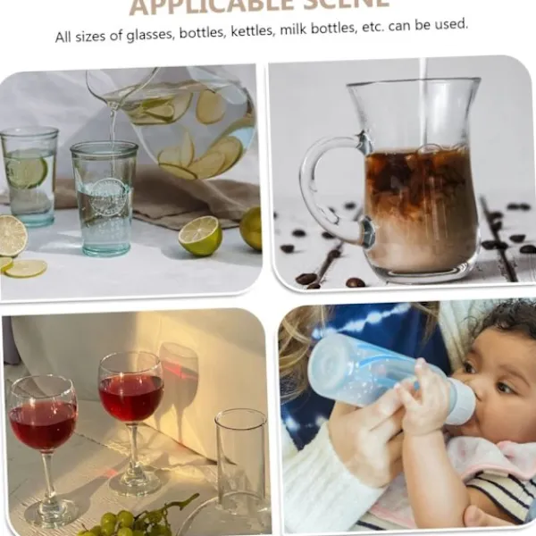 Rengöringsmedel-2 set Små Utrymmes Rengöringsborstar för Fönsterdörrspår Skåror Hörn Flaskor