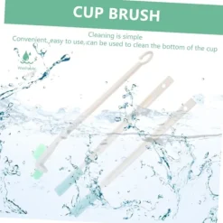 Rengöringsmedel-2 set Små Utrymmes Rengöringsborstar för Fönsterdörrspår Skåror Hörn Flaskor