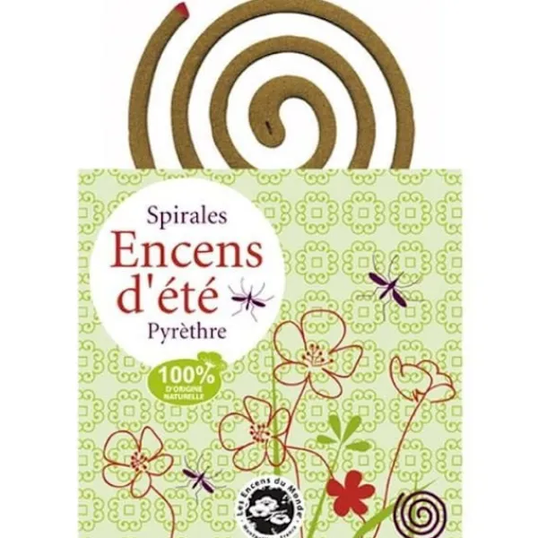 AROMANDISE Skadedjur & Insekter-40 spiraler av myggavvisande naturlig rökelse 7h