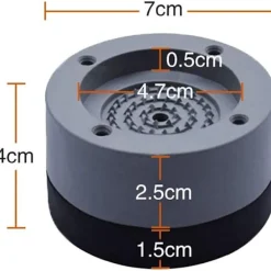 Tvättmaskiner-4 st Anti Vibrationskuddar Anti-Vibrationskudde Universal Tvättmaskin Föt Stabilisator Pede