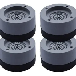 Tvättmaskiner-4 st Anti-vibrationsdynor Universal tvättmaskin Anti-vibrationsdynor Fötter Stabilisator Piedestal För tvättmaskin Kylskåp (hy)