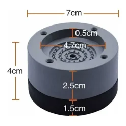 Tvättmaskiner-4 st Anti-vibrationsdynor Universal tvättmaskin Anti-vibrationsdynor Fotfötter