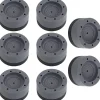 Tvättmaskiner-8 st Anti-vibrationsmattor för tvättmaskin Runda dynor