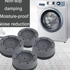 Tvättmaskiner-8 st Anti-vibrationsmattor för tvättmaskin Runda dynor