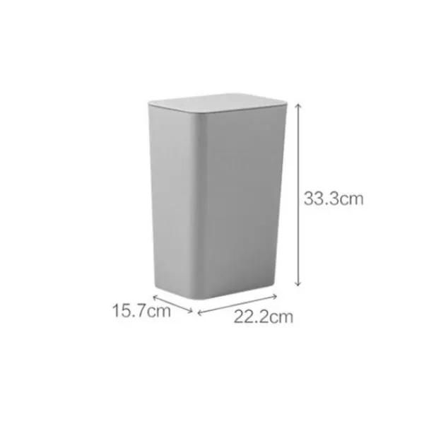 Soptunnor-1/3 st avfallsbehållare Papperskorgen VIT 3 STK 3 STK 3pcs-3pcs