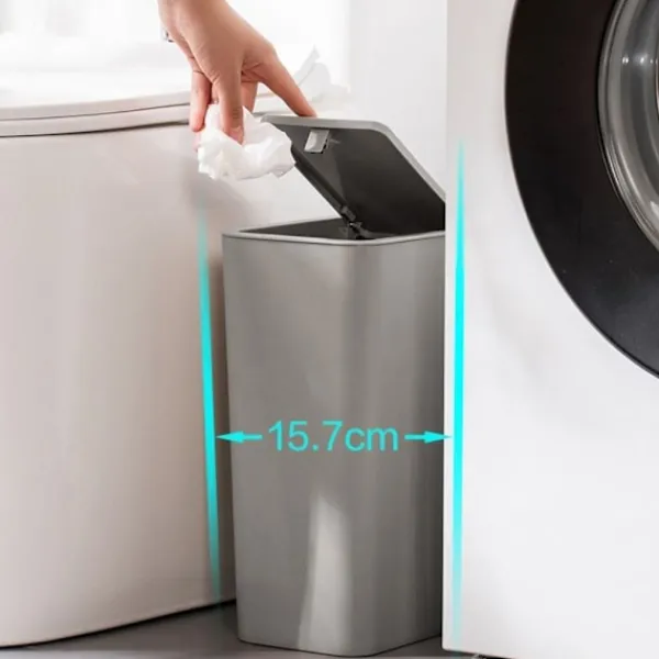 Soptunnor-1/3 st avfallsbehållare Papperskorgen VIT 3 STK 3 STK 3pcs-3pcs