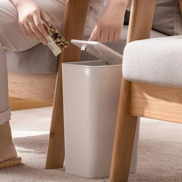 Soptunnor-1/3 st avfallsbehållare Papperskorgen VIT 3 STK 3 STK 3pcs-3pcs