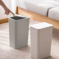 Soptunnor-1/3 st avfallsbehållare Papperskorgen VIT 3 STK 3 STK 3pcs-3pcs