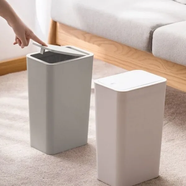 Soptunnor-1/3 st avfallsbehållare Papperskorgen VIT 3 STK 3 STK 3pcs-3pcs