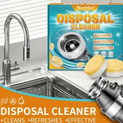 Rengöringsmedel-24 st Avfallskvarn Rengörare, Köksvask Avfallskvarn Uppfräschare, Luktborttagare och Rengörare